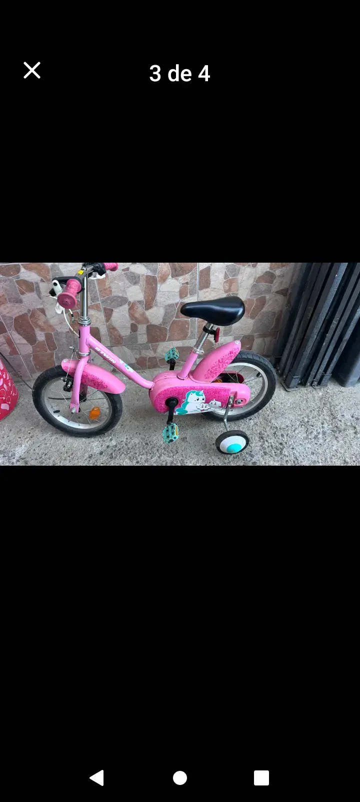 Bicicleta infantil Niña 14 pulgadas - 3