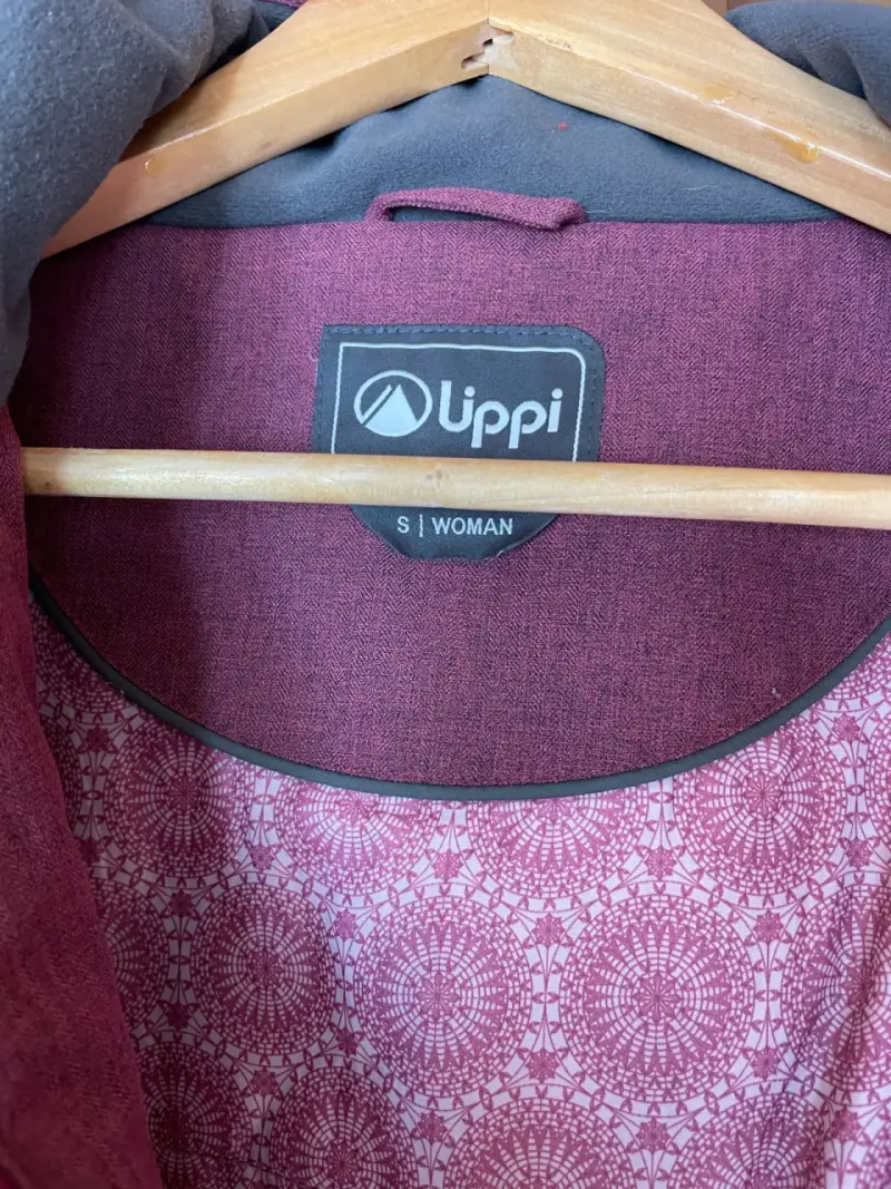 Parka Lippi mujer burdeos con capucha - 2