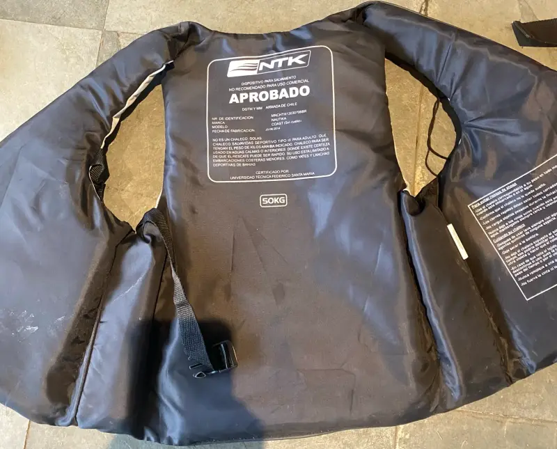 Chaleco salvavidas NTK aprobado 50 kg - 1