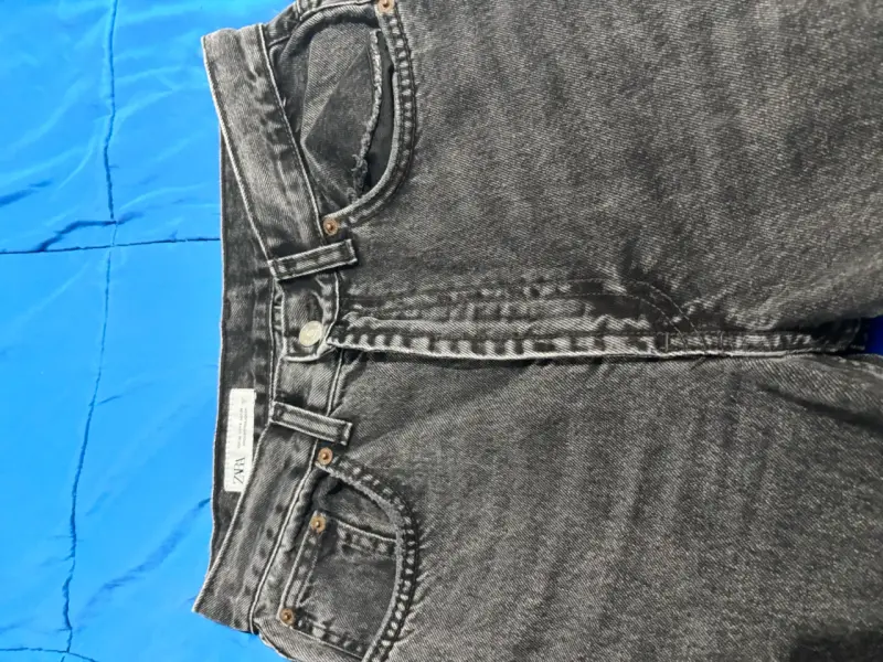 Jeans negros desgastados unisex! - 3