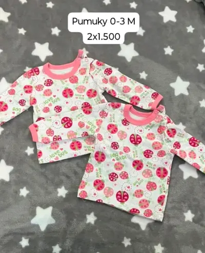 Conjunto bebé Ficcus 3M blanco y rosado - miniatura 3