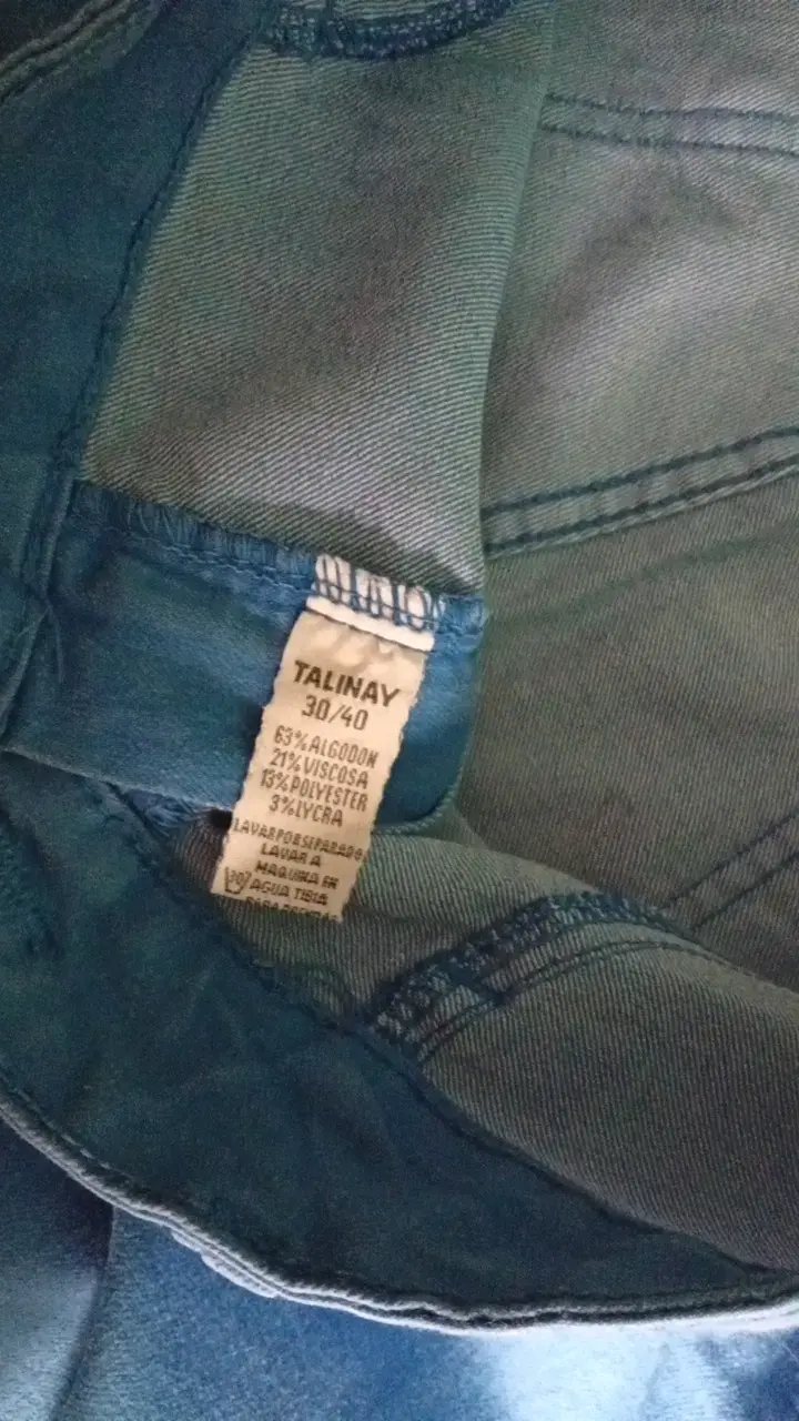 Jeans azules para mujer en buen estado - 3