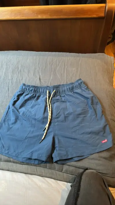 Traje de baño Levi's azul marino con cordón - miniatura 1