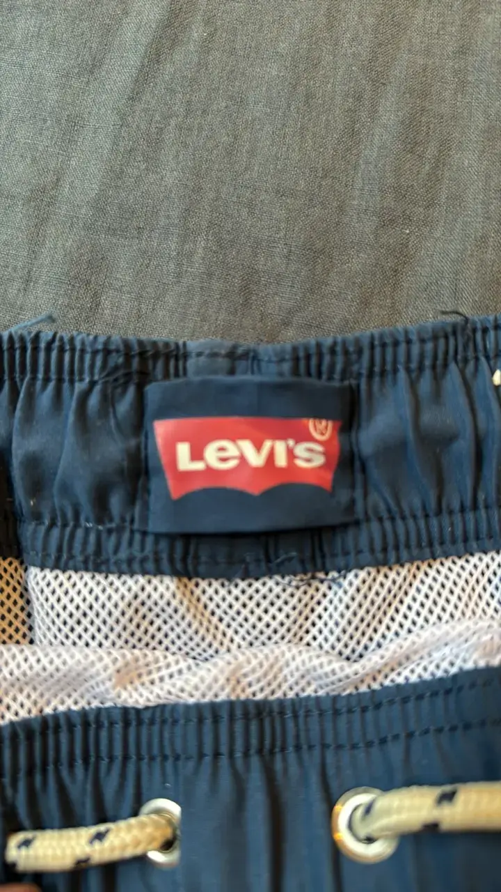 Traje de baño Levi's azul marino con cordón - 3