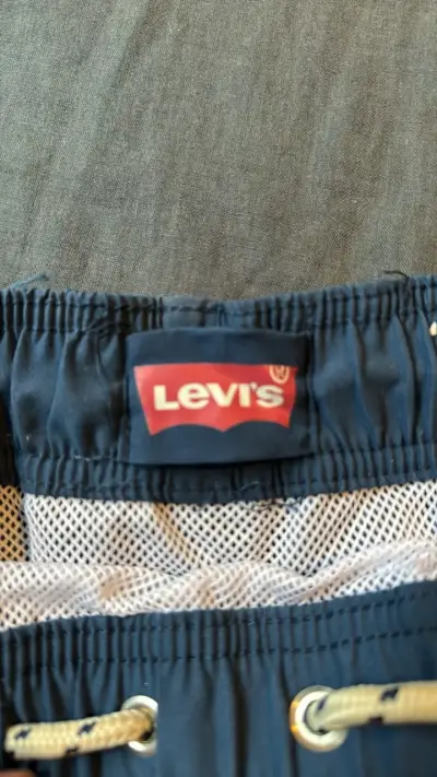 Traje de baño Levi's azul marino con cordón - miniatura 3