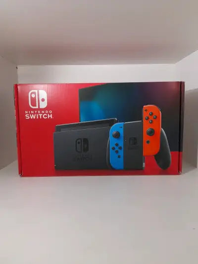 Nintendo switch neon en caja - miniatura 1