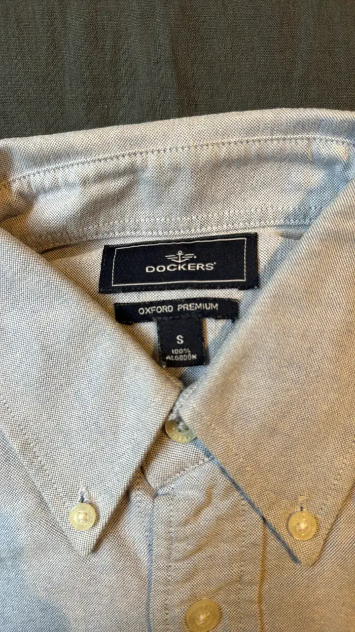 Camisa Dockers Oxford Premium azul claro - 2