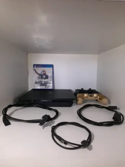 Ps4 1tb + 2 mandos + juego + cables - miniatura 1