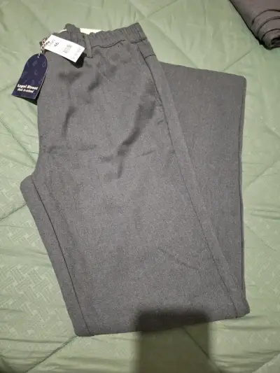 Pantalón gris talla 48 para hombre - miniatura 3