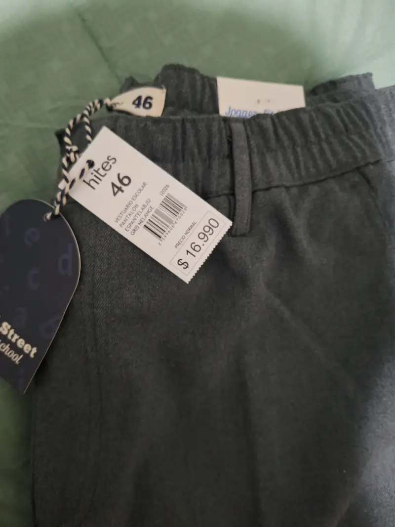 Pantalón gris talla 48 para hombre - 4