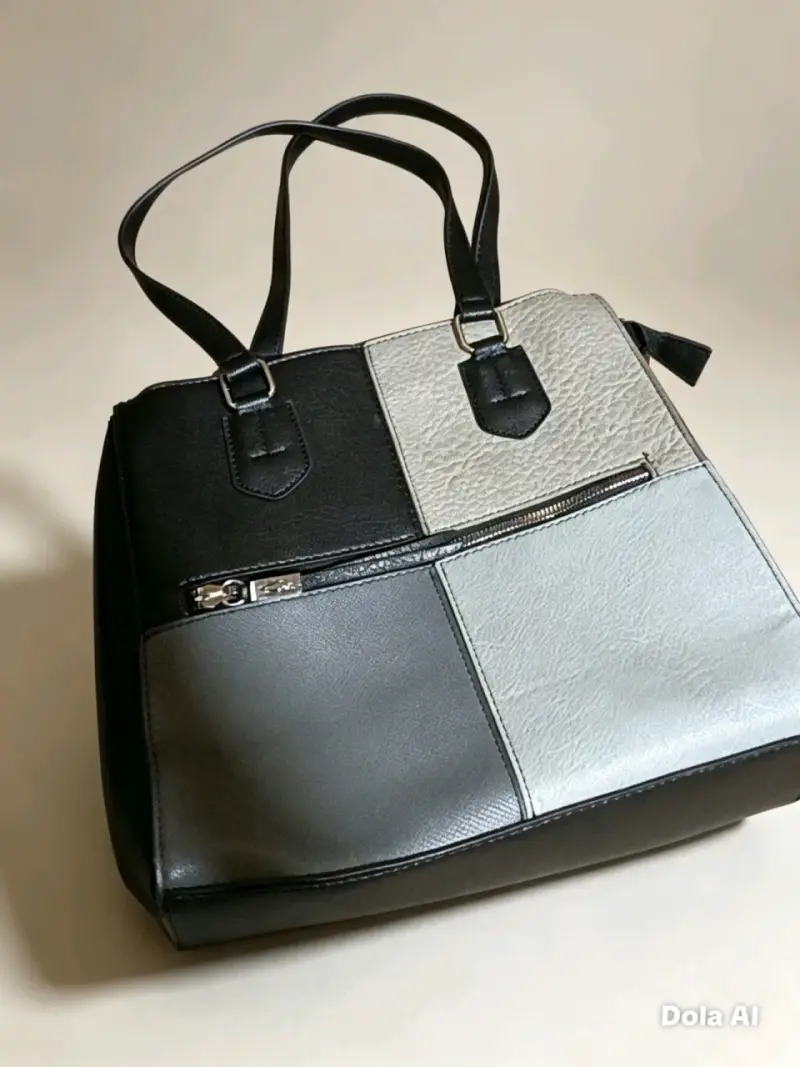 Cartera  bicolor elegante