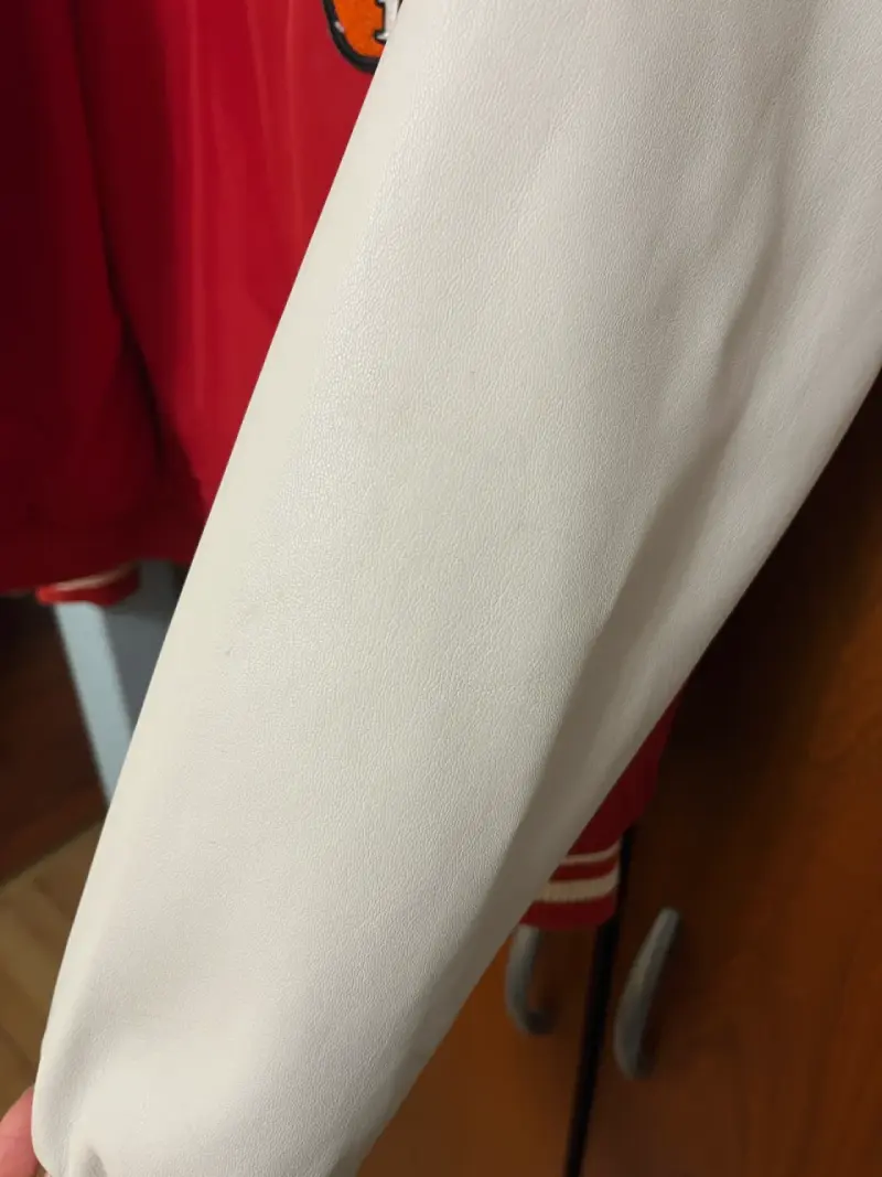 Chaqueta Zara roja con parches niño talla 10 - 5