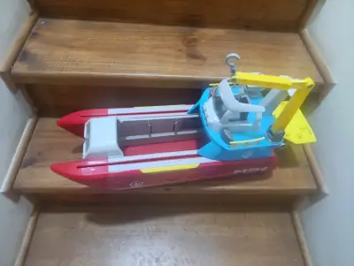 Barco de juguete Patrulla Canina con grúa - miniatura 4