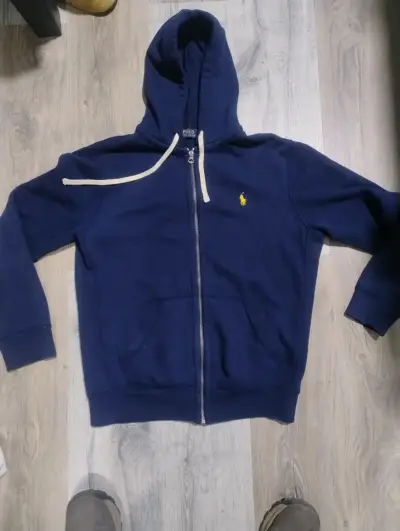 Polerón con capucha Polo Ralph Lauren azul - miniatura 1