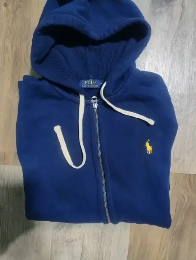 Polerón con capucha Polo Ralph Lauren azul - miniatura 2