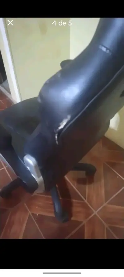 Silla de oficina ergonómica negra - miniatura 1