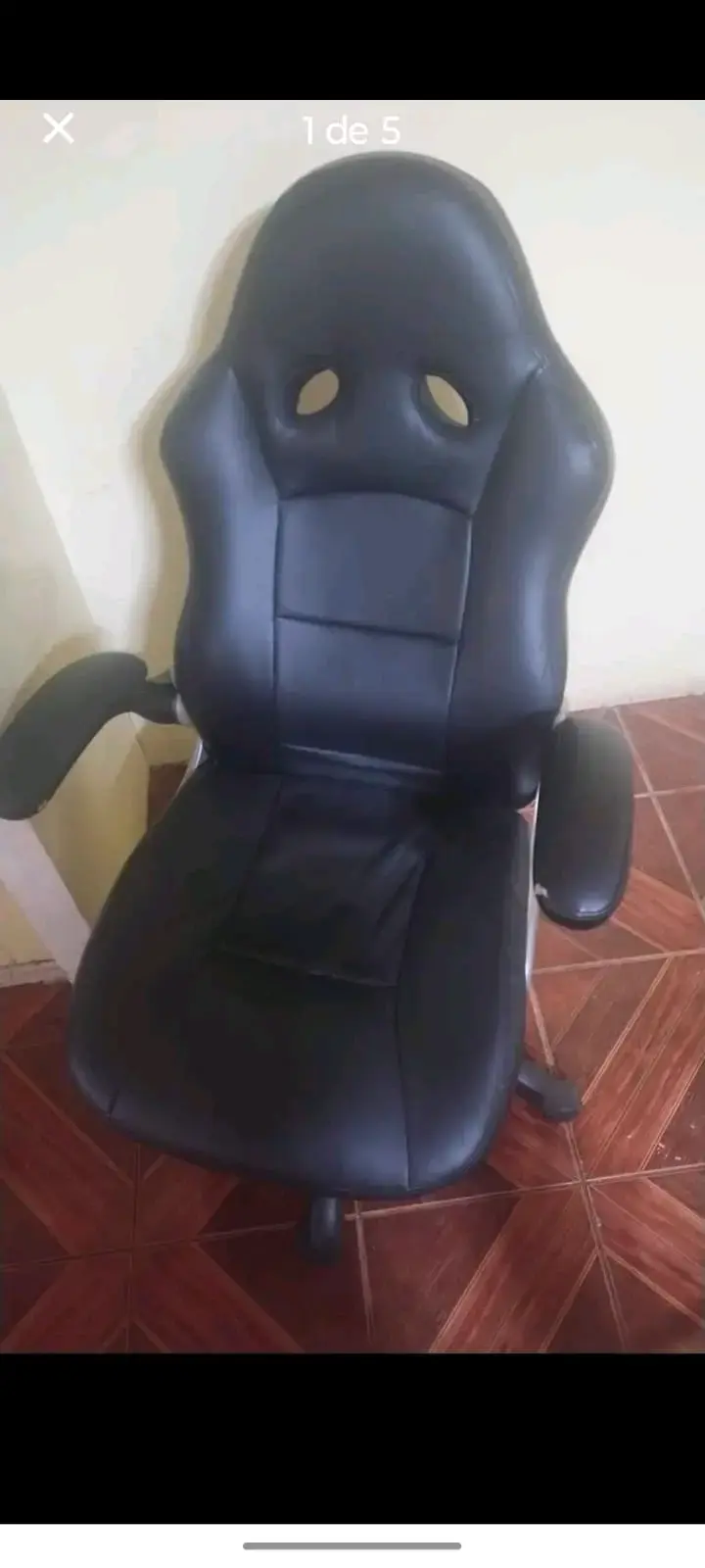 Silla de oficina ergonómica negra - 4