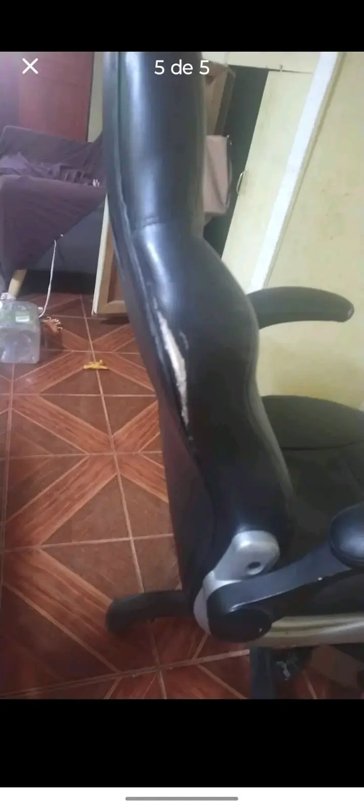 Silla de oficina ergonómica negra - 5