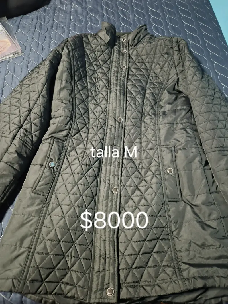 Chaqueta acolchada verde talla M - 1