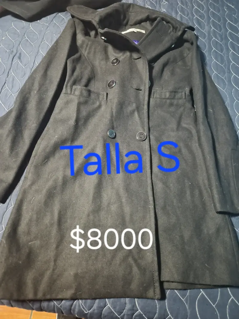 Abrigo beige de mujer talla L - 3