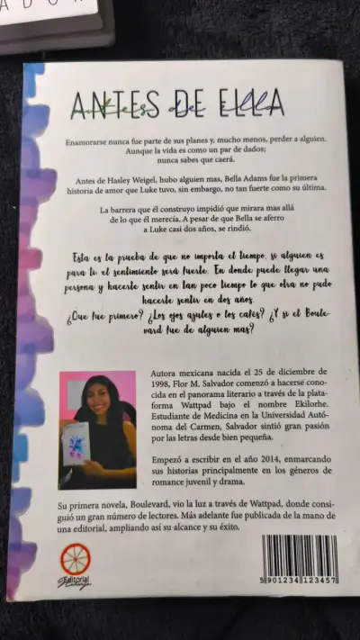 Libro 'Antes de Ella' de Flor M. Salvador - miniatura 2