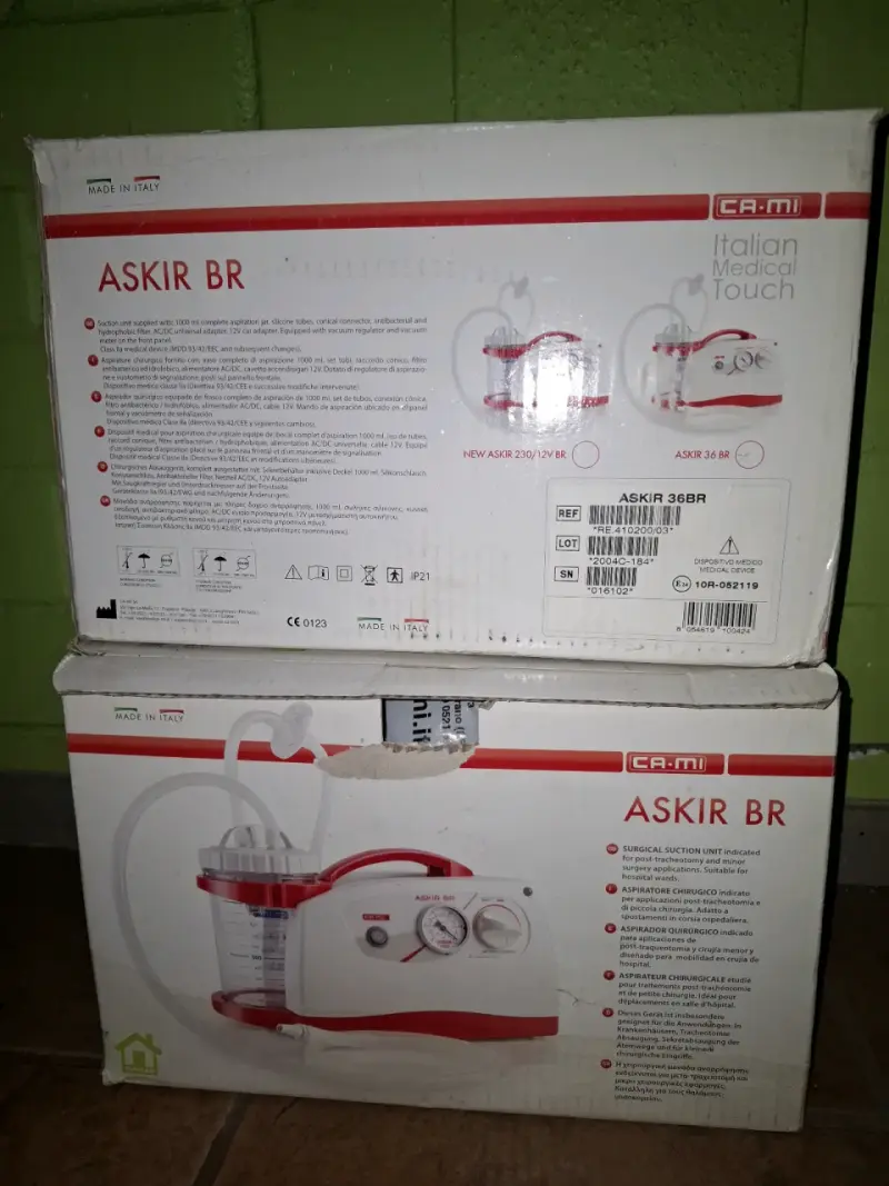 pirador quirúrgico portátil Askir BR - 2