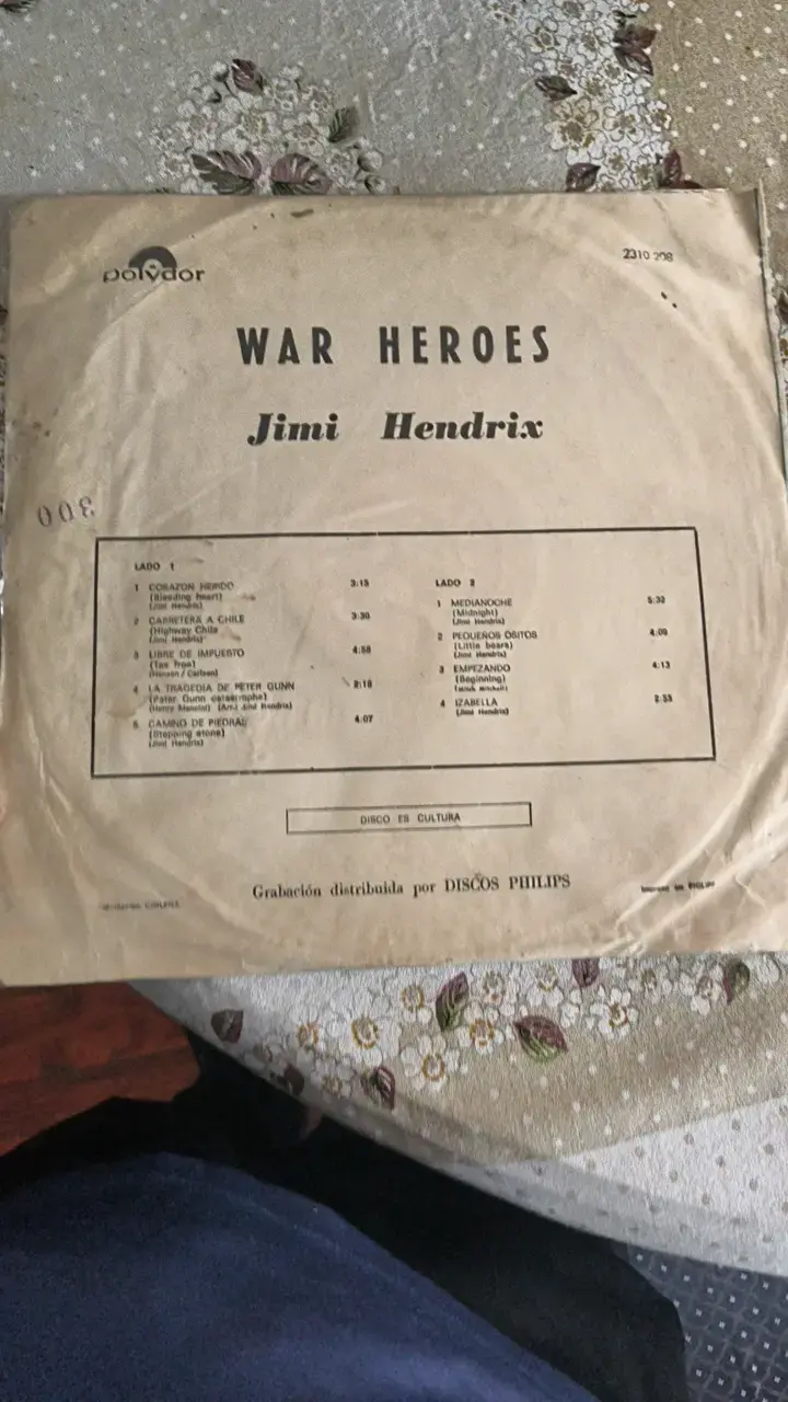 Vinilo Jimi Hendrix: War Heroes - 3