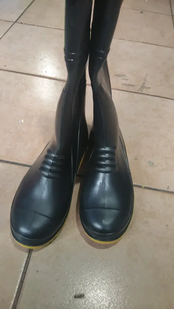 Botas de goma negras impermeables - 3