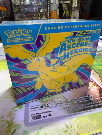 Elite Trainer Box (ETB) Pokémon TCG: Ascenso Heroi - miniatura 1