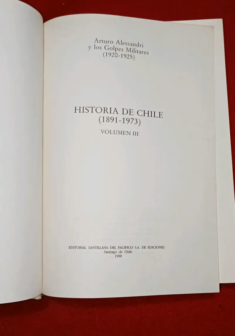 Libro Historia de Chile Volumen III Gonzalo Vial - 2