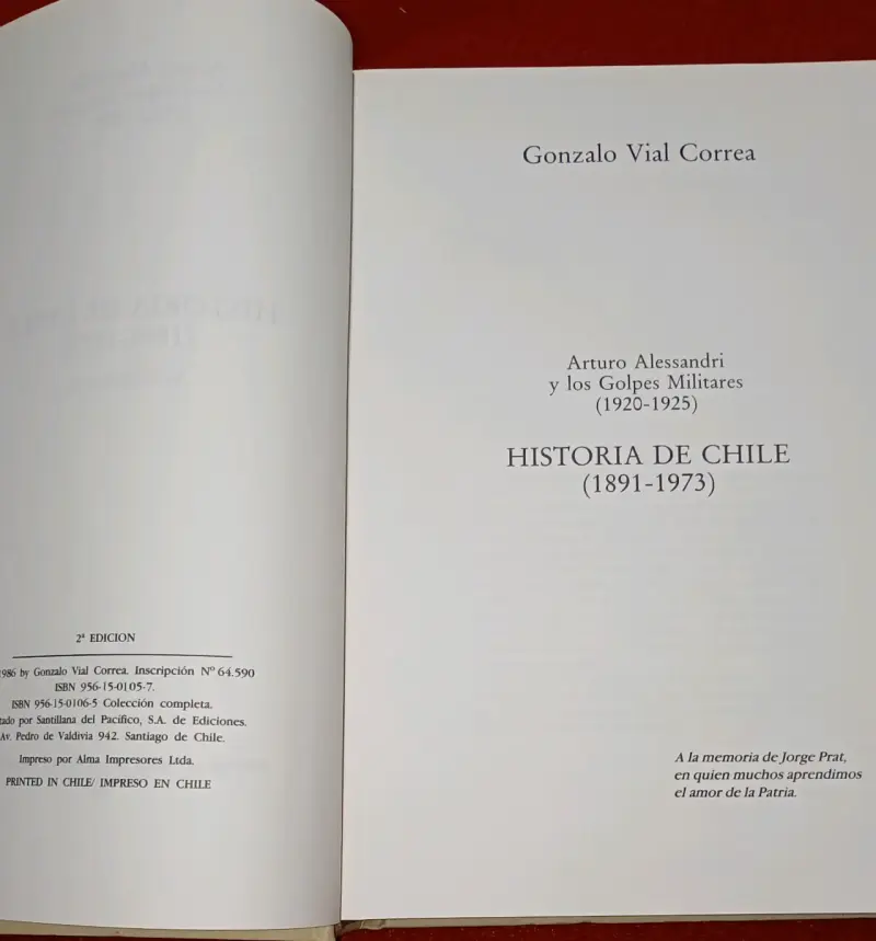 Libro Historia de Chile Volumen III Gonzalo Vial - 4