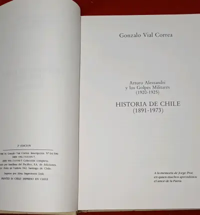 Libro Historia de Chile Volumen III Gonzalo Vial - miniatura 4