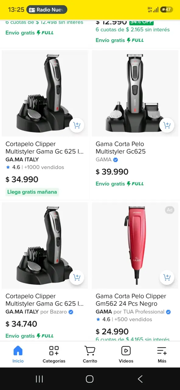 Cortapelo Multistyler Gama GC625 con accesorios - 1