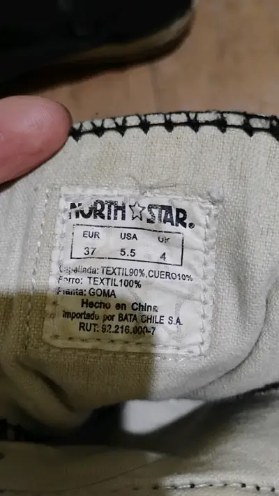 Zapatillas altas North Star negras con cordones - miniatura 3