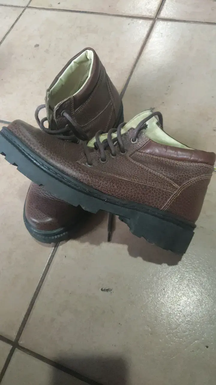 Botines de cuero marrón para hombre - 3