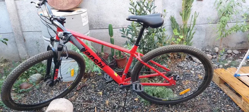 Bicicleta Bianchi roja de montaña aro 29 - 3