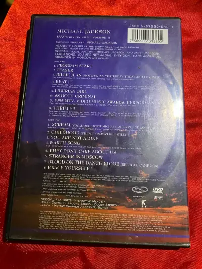 DVD Michael Jackson History on Film Volumen II - miniatura 3