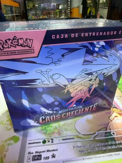 Elite Trainer Box (ETB) Pokémon TCG:Caos Creciente - miniatura 1