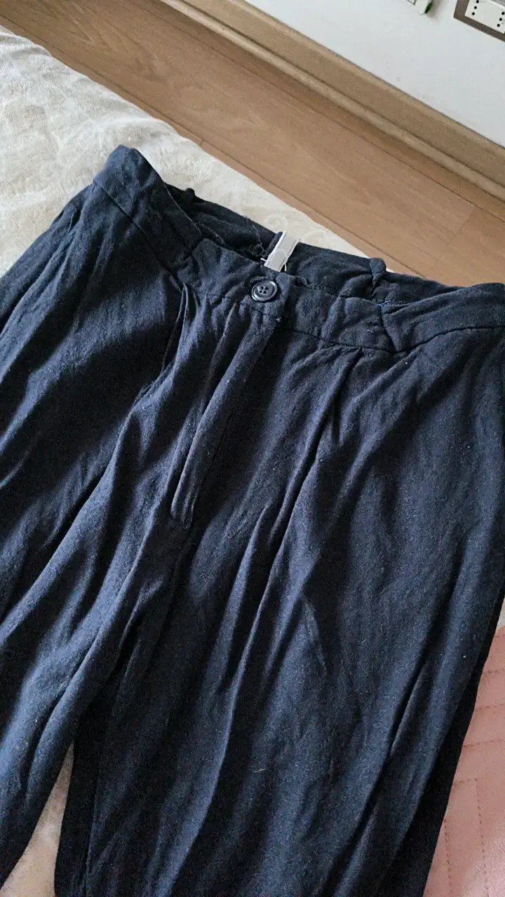 Pantalones azules de algodón para mujer - 2