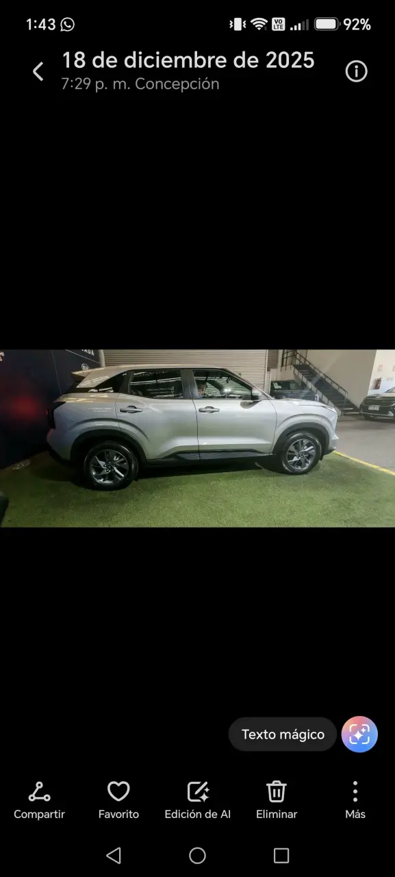 Mitsubishi plateado año 2026 - 1