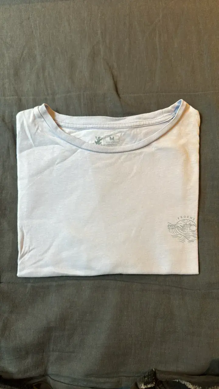 Polera celeste Froens talla M