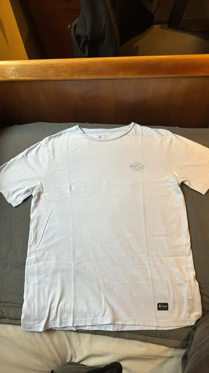 Polera celeste Froens talla M - 2