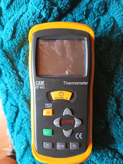 Termómetro digital CEM DT-612 tipo K - miniatura 1