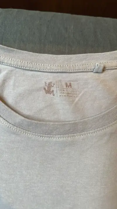 Polera gris Froens de algodón con - miniatura 3