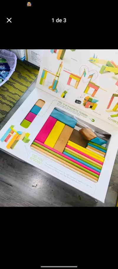 Bloques magnéticos de madera Tegu - miniatura 1