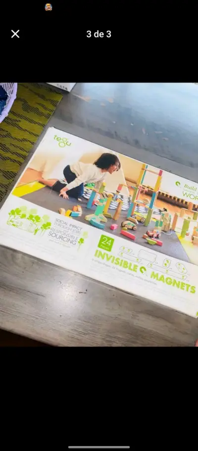 Bloques magnéticos de madera Tegu - miniatura 2