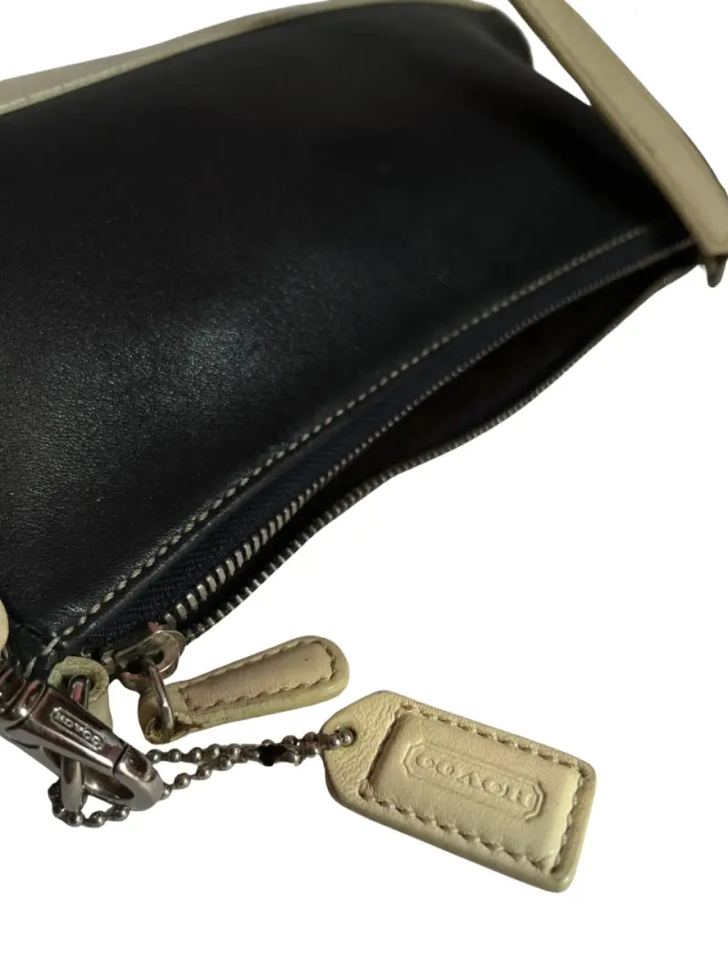 Cartera de cuero bicolor Coach - 6