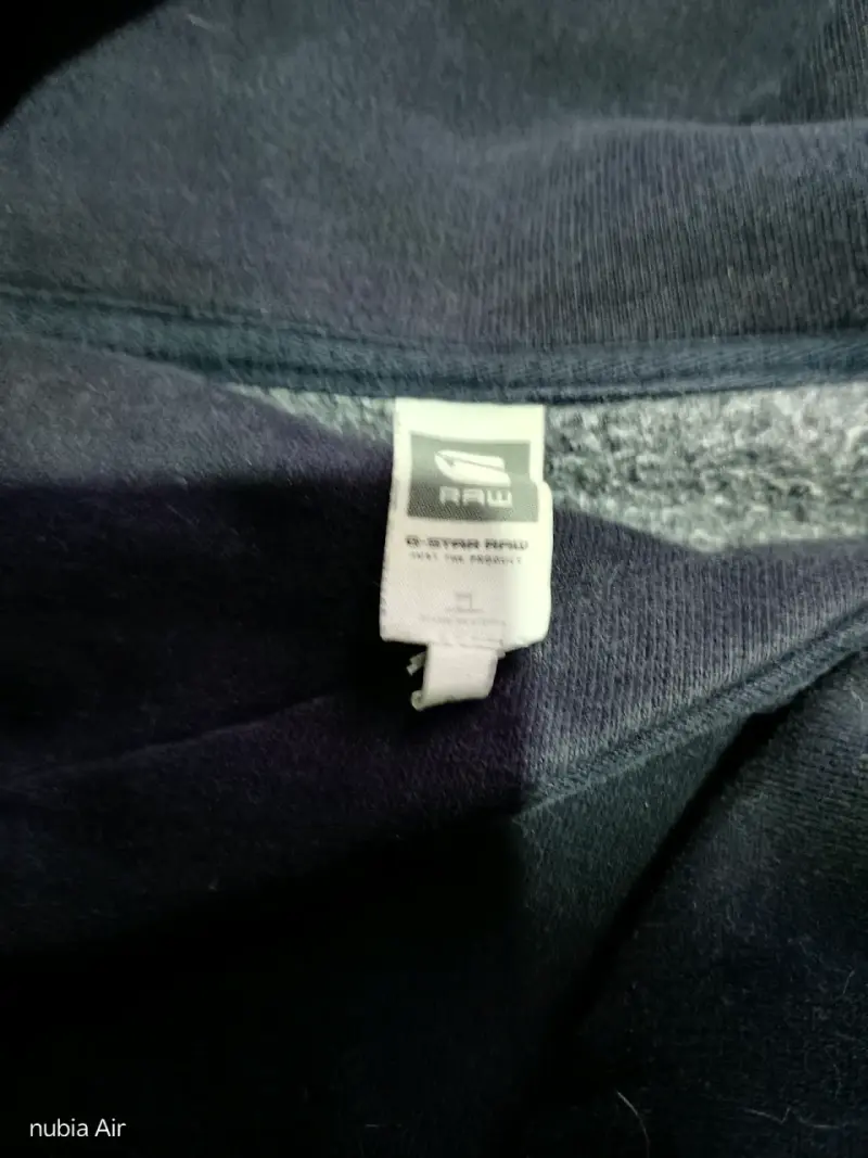 Polerón G-Star RAW azul oscuro con cuello alto - 3