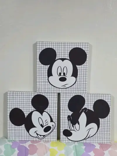 Set de cuadros decorativos de Mickey Mouse - miniatura 1