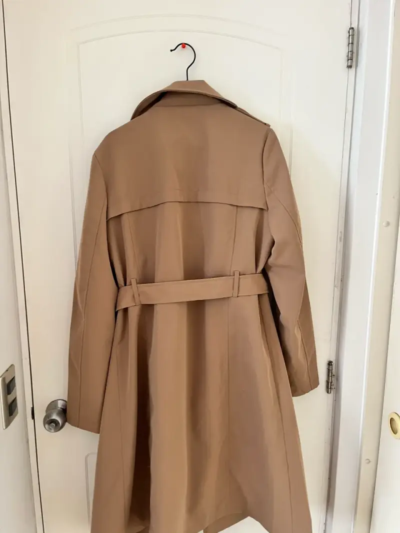 Abrigo trench coat beige Nicopoly - 4